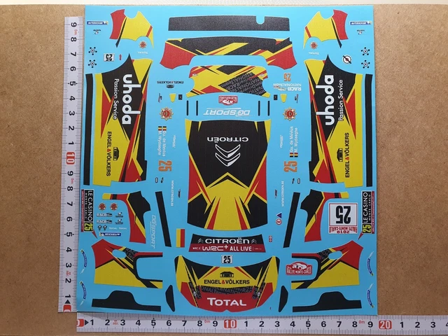 DECALS 1/43 RENAULT 5 Oreille Tour De Corse 1988 Wrc Rallye Rally