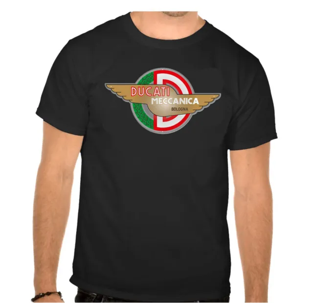 Ducati Logo Scooter Motorrad schwarz T-Shirt -810