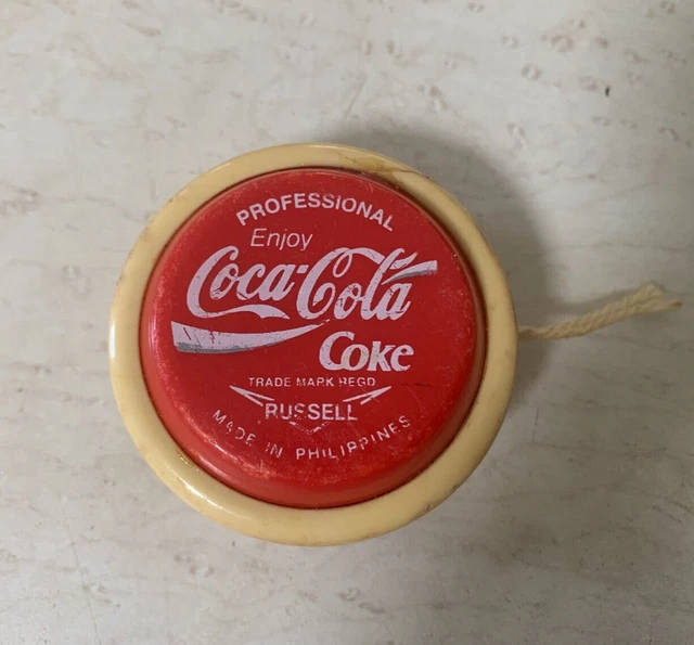 Coca Cola Genuine Russel *Professional* yoyo Made in Philippines 1970's