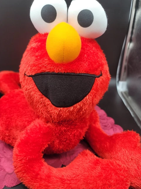 Fisher Price Elmo Laying Sesame Street Muppets Red Plush Doll 22" Tall 2017 3