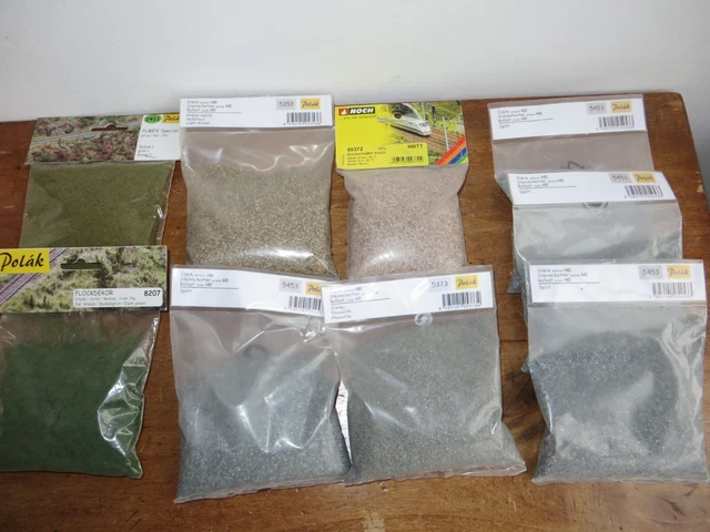 Sachet De Flocage (Ballast) Faller - Gris - Réf 706 HO - 38 Grammes - Occasion