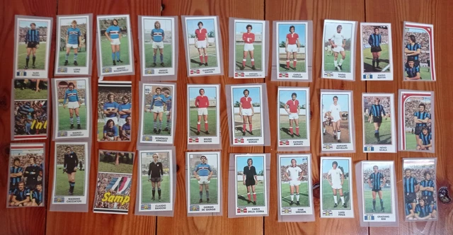 LOT 25 Figurines Panini Calciatori 1985/86 - Autocollants Avec Veline Reconstituée