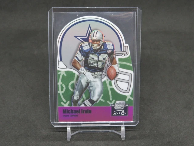 2022 Panini Contenders Optic Michael Irvin Die-Cut /75 Dallas Cowboys Bk3