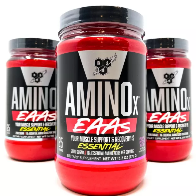 BSN AMINO X EAAs Essential Amino Acids Muscle Growth Recovery 25SRV PICK FLAVOR