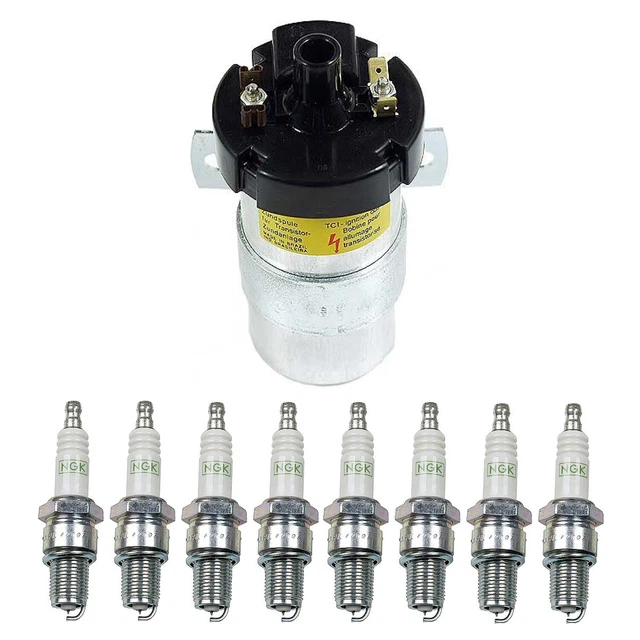 BOSCH IGNITION COIL NGK 8 GPower Spark Plug Kit For Defender 90 Range