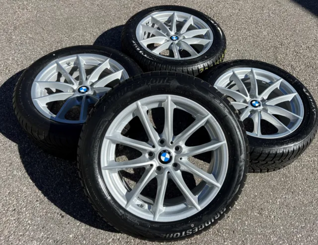 4 ruote invernali in alluminio originali 17" BMW Serie 3 G20, G28, G80 3 Touring G21, G81 TPMS