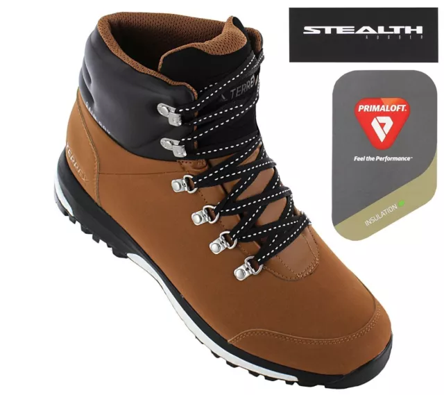 NEW ADIDAS TERREX Pathmaker CP CW PrimaLoft Men s Winter Boots Brown G264 91.97 PicClick UK