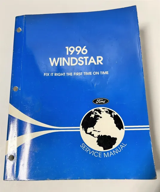 Windstar Minivan Van 1996 Ford Factory Dealer Service Maintenance Repair Manual