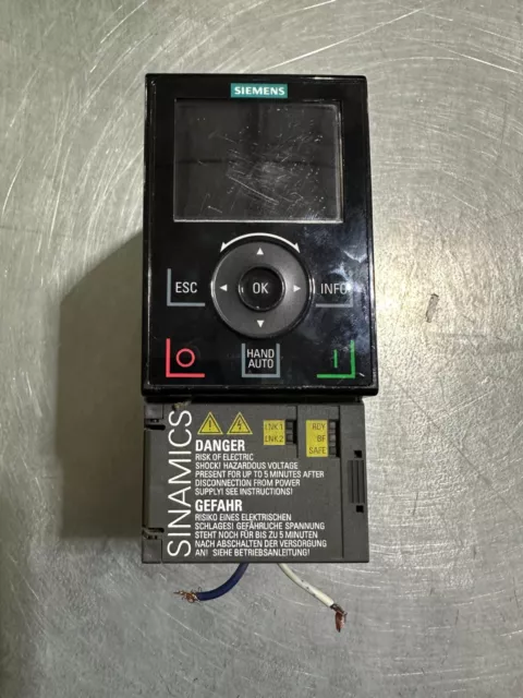 Siemens Sinamics G120C 6SL3210-1KE15-8UF2 USED