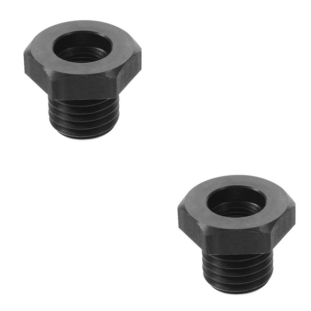 2x 1"" X 8tpi A 3/4"" X 16tpi Herramienta de torneado de madera Adaptador de inserto de mandril