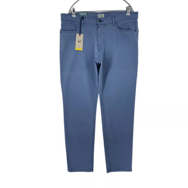 Camel Active Bleu Houston Standard Jeans Coupe Droite Pantalon Taille W38 L32