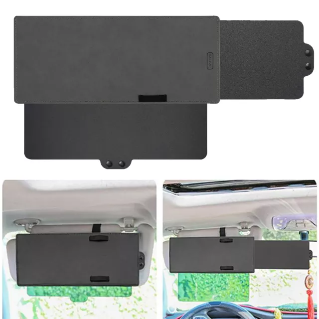 Universal Car Sun Visor Extension Extender Shield Window Shade Anti-glare