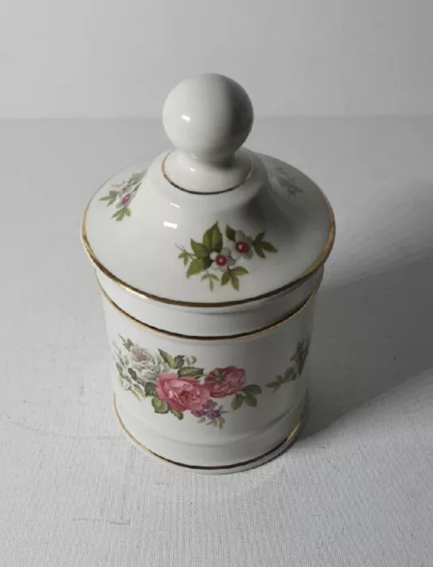 Old Foley James Kent Ltd 'Harmony Rose' Lidded Storage Jar Roses Pattern 3