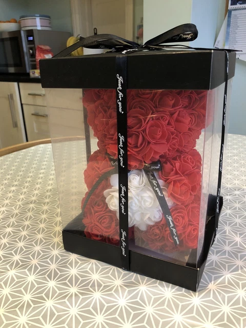 Rose Teddy Bear 25cm