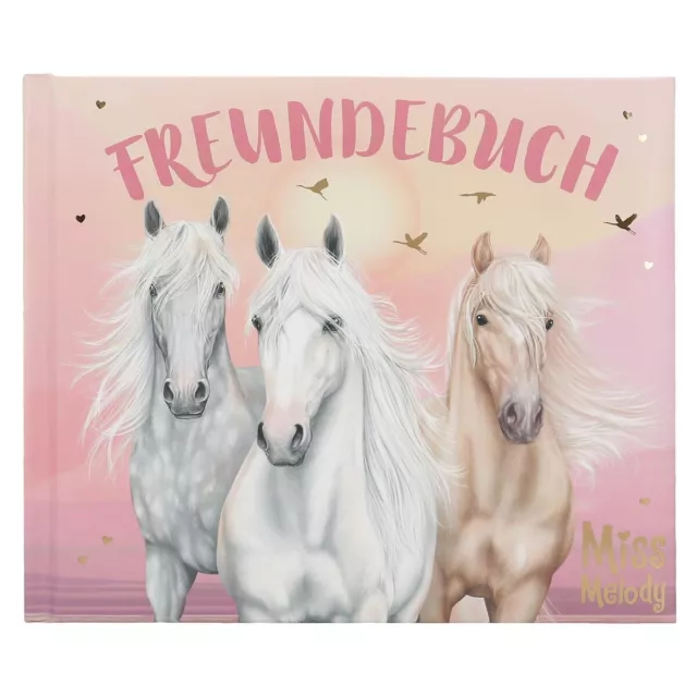 Miss Melody Freundebuch Pferde Freundinnenbuch Schulfreunde Freunde Mädchen NEU