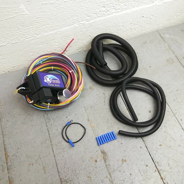 WIRE HARNESS FUSE Block Upgrade Kit for 1936 Standard street rod rat