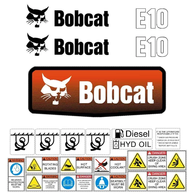 Excavator Stickers CAT 320, Set Of Stickers Caterpillar - Foto 5