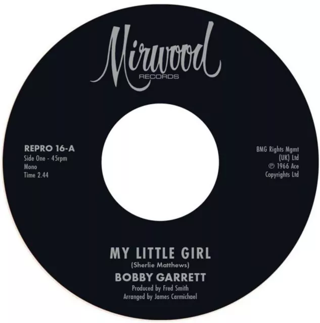 Bobby Garrett / Bob & Earl Band - My Little Girl - CLASSIC Northern Soul 45 HEAR