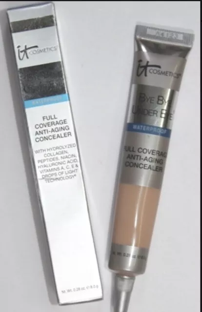 It Cosmetics BYE BYE UNDER EYE Full-Coverage Concealer Neutral Medium .28 oz~NIB