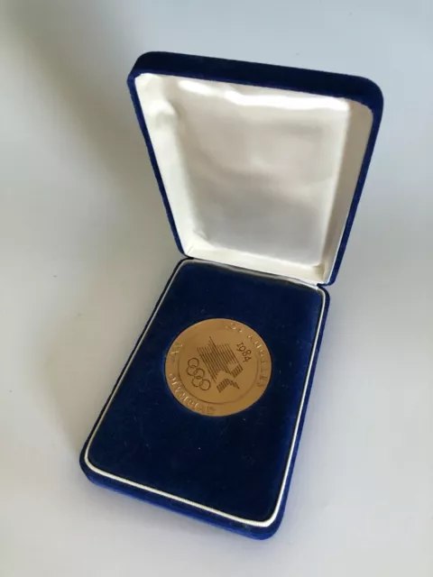 1984 Los Angeles Bronze Olympic Participation Medal with original Case and Box 1984 Los Angeles Bronze Olympic Participation Medal with original Case and Box