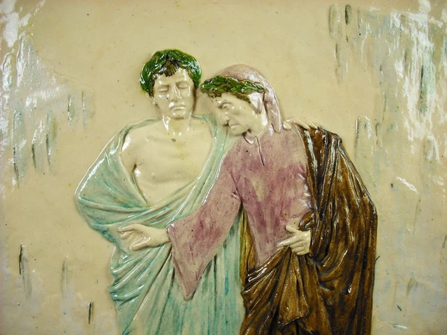 MAX CLAUDET DANTE & Virgile aux enfers la divine comédie 5936cm 3,8kg