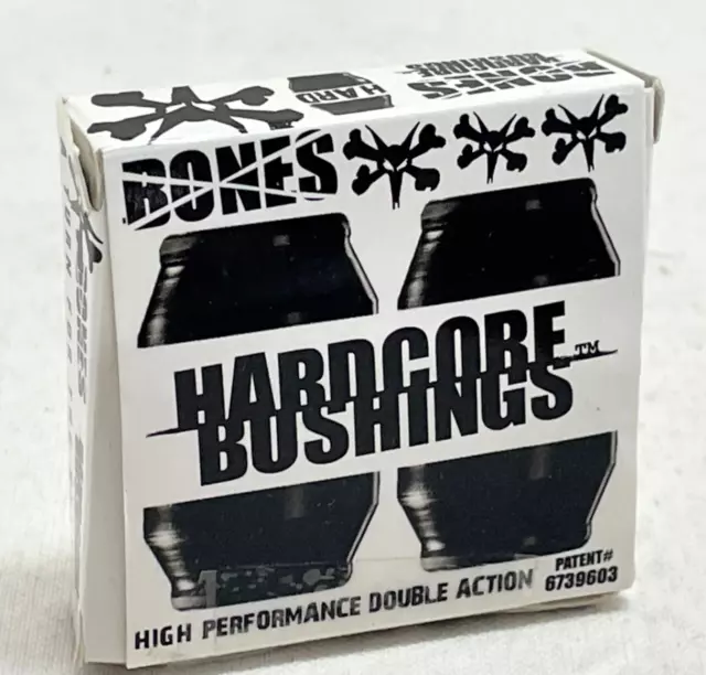 Bones Hardcore Bushings - Black - 2 Sets of Bushings for 2 Trucks