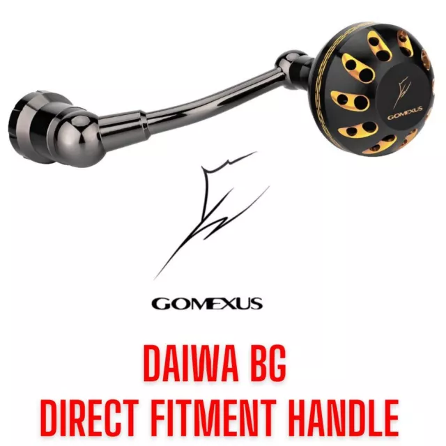 Daiwa BG Handle Upgrade Power Knob | Gomexus Black Gold Handle / BG 4500-5000