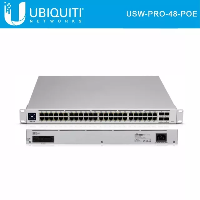 UBIQUITI UNIFI PRO 48-port PoE switch 600W USW-Pro-48-POE layer3 switch ...