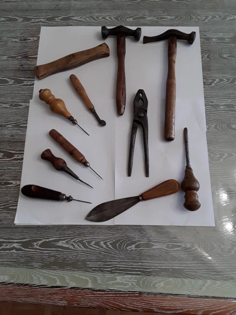 2 Outils De Bourrelier/Cordonnier Pour Travail Du Cuir - Marque Rougier-Ple - Occasion