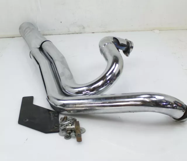 06-15 Suzuki Boulevard Hard-Krome 2 Into 1 Sideburner M109 M109R Exhaust Pipes