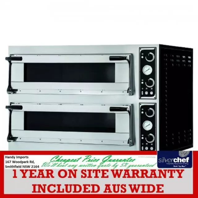 FED Prisma Food Pizza Ovens Double Deck bakery baker bake 12 x 35cm TP-2-SD