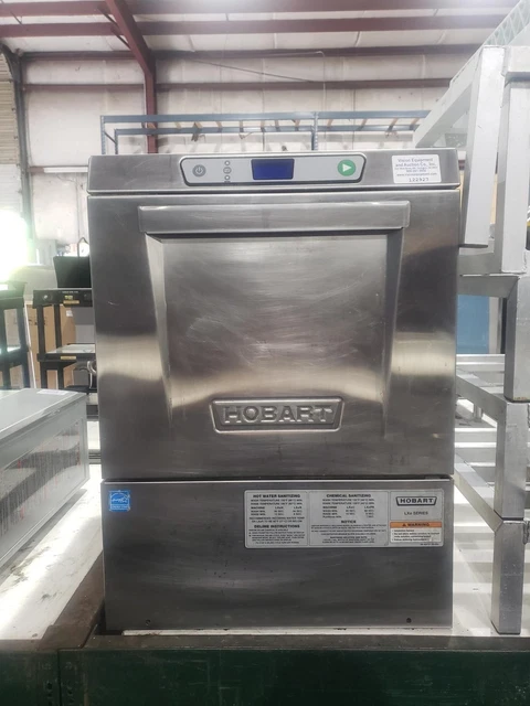 Hobart Lxeh High Temp Rack Undercounter Dishwaser Commercial