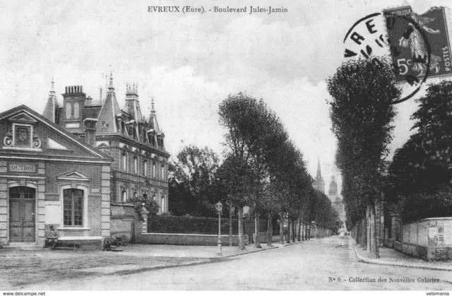 S4700 cpa 27 Evreux - Boulevard Jules Jamin
