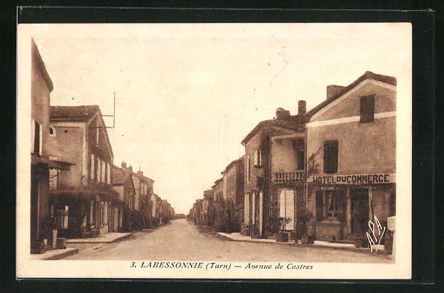 1937 CPA Labessonnie, Avenue de Castres