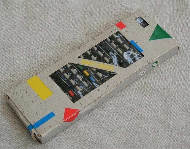 VINTAGE 1980S TELEVISION / VHS Recorder Remote Control New Old Stock