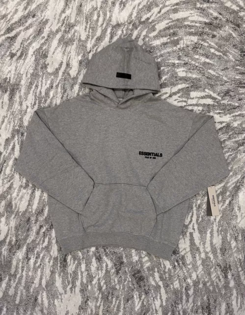 Essentials Hoodie Dark Oatmeal Brand New🧼