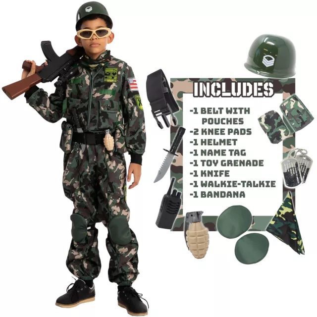 Syncfun Army Special Forces Costume, Army Special Forces Costume (Size-M)