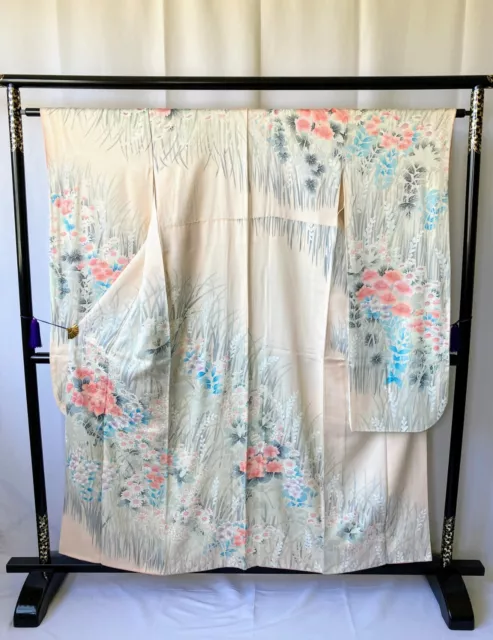 Vintage Japanese kimono - Furisode Kimono robe