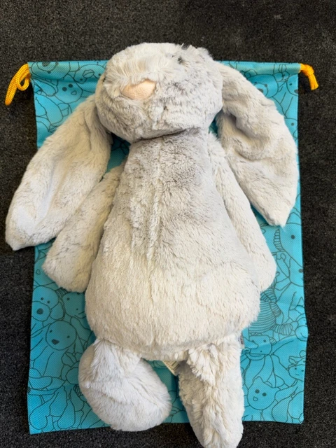 JELLYCAT LARGE BLOSSOM Silver Bunny Bloom Brand New With Tags £54.78 ...