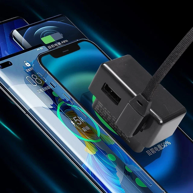 Caricabatterie OBD a doppia porta per auto Tesla modello 3/Y/X nascosto adattatore ricarica rapida