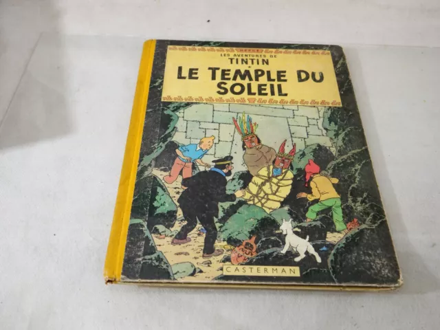 Comic Tim und Struppi Le Temple Der Soleil Herge Ausgabe B17 Von 1956