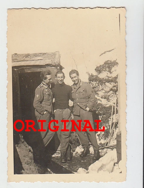Foto 2wk Gebirgsjäger Edelweiß Funker Ärmelabzeichen VWA EK Orden Bunker Erdbunk