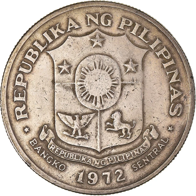 [#1145769] Coin, Philippines, Piso, 1972, EF, Nickel-brass, KM:203