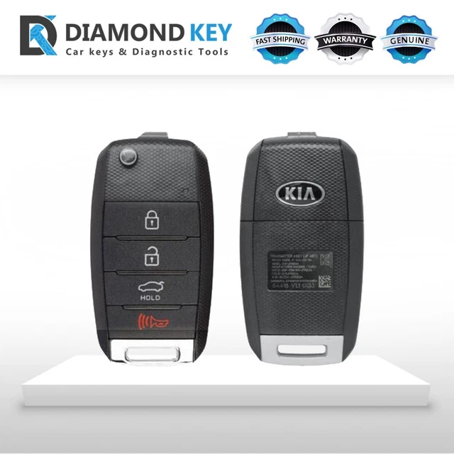 Genuine Kia Optima 2016-2019 Remote Head Flip Key 4Buttons 433Mhz - 95430-D4010