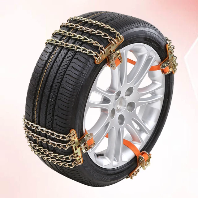 4 catene antiscivolo bilanciamento neve design pneumatici camion ruote auto