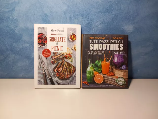 mini lotto libri di ricette/cucina (Grigliate e smoothies)
