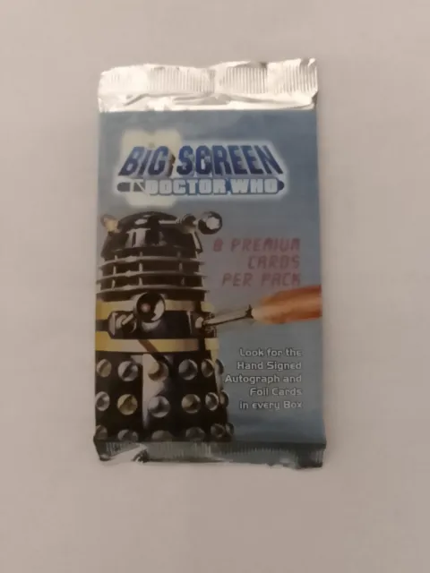 BIG SCREEN DOCTOR WHO Strictly Ink 2003 selten versiegelte Boosterpackung!!