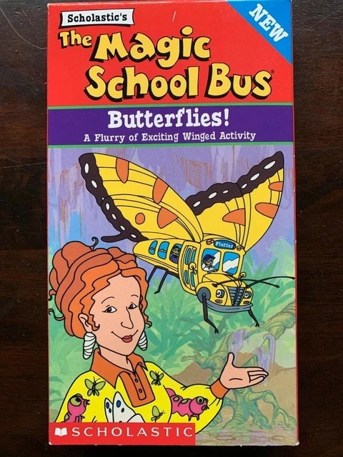 THE MAGIC SCHOOL Bus BUTTERFLIES! Scholastic VHS Educational Cartoon ...