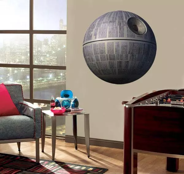 DEATH STAR WHOLE Star Wars Decal Removable Wall Sticker Decor Art *3 ...