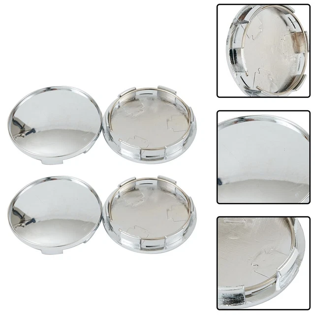 Wheel Center Hub Cap Universal Chrome Cap Cover Kit Accessory Accessories